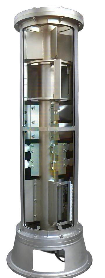 Thin film evaporator cutaway